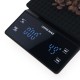 0.1g Digital Coffee Scale with Timer Electronic Scales Food Balance Scales White