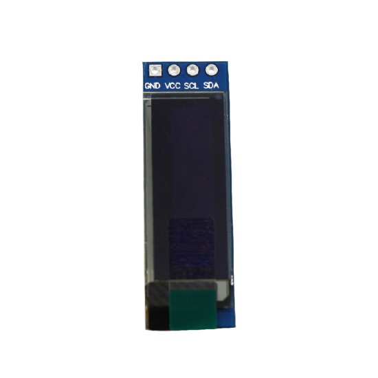 0.91 Inch Oled Lcd Display Iic Three-color Display Module Compatible with 3.3v-5v Yellow