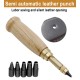 1 Set Leather Screw Hole Punch Bookbinding Tool Kit Set Book Craft Drill Hole Maker 1.5-4mm Sewing Tool