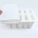 10 Holes Silicone Mold Homemade DIY Ice-sucker Mould for Ice Cream Chocolate Transparent
