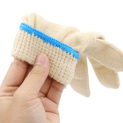 10 Pair Cotton Yarn Gloves Knitted Non-slip Wear-resistant Thicked Protective Gloves