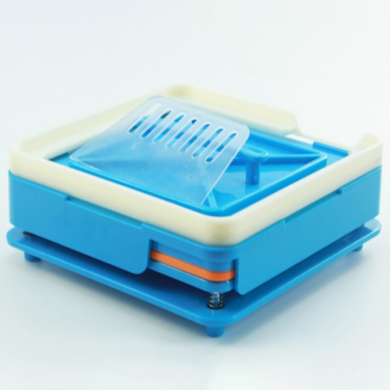 100 Holes Capsule Filling Machine Manual Medicine 1# Capsule Plate blue