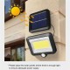 100 LED Solar Power Motion Sensor Outdoor Garden Light Security Flood Lamp Split COB100 lamp walking light (including 5 meters extension cord)