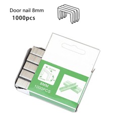1000pcs U T Nail Door Nail Stapler Door Shaped Stapler for Wood Furniture Household Use Door type nails