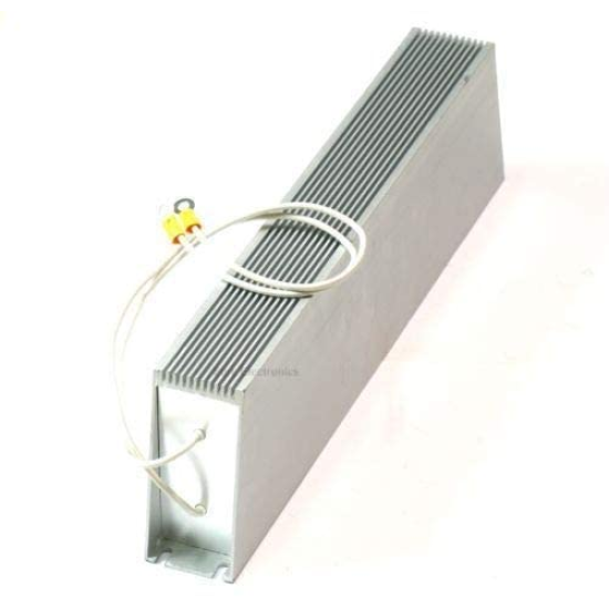 1000w Aluminium Shell Braking Resistor Resistance Dummy Load Heat Dissipation Silver 100Ω
