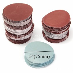 100Pcs 3 Inch 75mm Sandpaper Sander Disc Mix Sanding Polishing Pad 80-3000 grits 1 pack (3 inch 100 pieces (80-3000 mesh))
