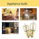 10Pcs 15W/25W E14 220V 300 Degree High Temperature Resistant Microwave/Oven Bulb Gold
