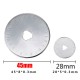 10pcs Rotary Cutter Blades Fabric Circular Quilting Cutting Patchwork Sewing Tool