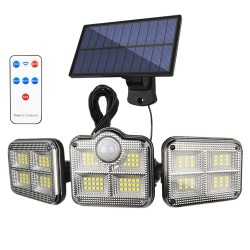 122led Solar Light with RC 2400mah Lithium Battery Outdoor Waterproof Garden Street Lamps Spotlight TG-TY07508