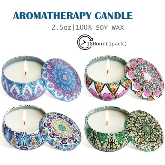 12Pcs/Set Soy Wax Scented Candles Ethnic Style for Travel Home Wedding Birthday Decoration 23 * 15.8 * 10cm