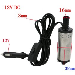12V DC Fuel Water Oil Car Camping Fishing Submersible Transfer Pump