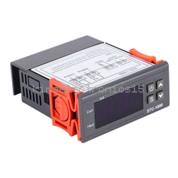12V/24V/110V/220V STC-1000 Digital Temperature Controller Thermostat NTC K Gray Orange 220V