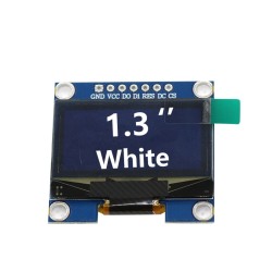 1.3inch Oled 7-pin Gnd Display 128x64 1106 Chip Spi Super Wide Viewing Angle Display Module White