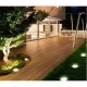 16 LED Solar-powered Stainless Steel Buried Light Under Ground Lamp Outdoor Path Way Garden Decoration white light