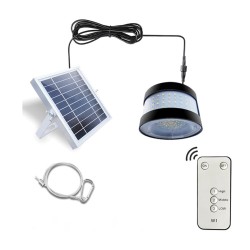 160led Outdoor Solar Pendant Light Hanging Decorative Lamp with Remote Control
