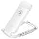 1W Led Book Light USB Rechargeable Portable 3 Brightness Adjustable Clip-on Reading Light Gift for Book Lovers White