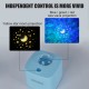 1W USB Starry Sky Projector Light Led Table Lamp Automatic Color-Changing Romantic Atmosphere Night Light Purple