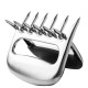 2 Pcs/Set Stainless Steel Bear Claw Meat Divided Tearing Multifunction Shred Pork Clamp BBQ Tool 2
