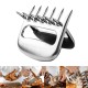2 Pcs/Set Stainless Steel Bear Claw Meat Divided Tearing Multifunction Shred Pork Clamp BBQ Tool 2