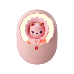 2-in-1 Eggshell Hand Warmer 2 Levels Mini Power Bank with 6000mah Large Capacity Battery pink deer