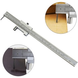 200mm Measure Scale Ruler 0.05mm Accurate Parallel Line Digital Vernier Caliper for Iron Wood Silver
