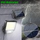 220000 Lumens Solar Street Light 3 Lighting Modes Waterproof 117cob Wall Lamp for Outdoor Garden Yard without RC