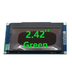 2.42inch 7pin Oled Lcd Display Module Spi Interface Ssd1309 Chip 128x64 Resolution Green