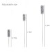 2.5m Microfiber Telescopic  Brush Household Dust Cleaning Tool Ceiling Duster 1.3m, gray and white gypsophila, packed in kraft carton