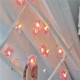 2M LED Rose String Lights Party Holiday Wedding Decoration Lamp for Home Pink flower string lights_2 meters