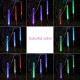 2Pcs LED Solor Lawn Lamp Colorful Outdoor Waterproof Acrylic Bubble Tube Light Colorful