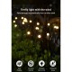 2pcs Led Solar Firefly Lights IP65 Waterproof Automatic On/off Garden Fairy Lamp Colorful