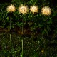 2pcs Led Solar Lamp Dandelion Shape Outdoor Luminous Fairy Lights for Garden Lawn 68cm