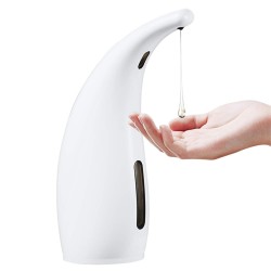 300ml Soap Dispenser Automatic Liquid Soap Dispenser Infrared Smart Sensor Touchless Foam Shampoo Machine White