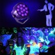 36W 12LED Party Light Portable Stage Lamp Disco Light  UV Plug-Purple