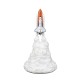 3D Printing Rocket Shape Night Light for Space Lovers Room Decoration large