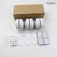 3pcs Led Puck Light With Remote Control 80 Lumens Kitchen Counter Light Wireless Cabinet Lighting Kit 1 remote contral 3 lights
