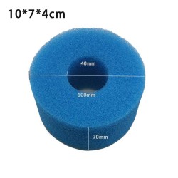 3pcs Swimming Pool Filter Foam Reusable Washable for Intex S1 Type Pool Filter 10*7*4cm