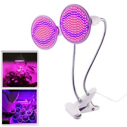 400 LED 40W Double-head Clip Plant Grow Light with Red & Blue Light for Indoor Hydroponic Vegetable Cultivation Australian regulations