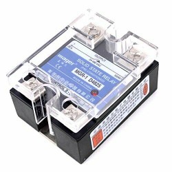 40A 3-32VDC to 24-480V AC Solid-state Relay SSR + Transparent Cover MGR-1D4825 40A