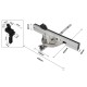 450mm Miter Gauge with Track Stop Table Saw Router Miter Gauge Sawing Assembly Ruler Aluminum handle push handle
