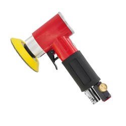 48pcs 2" 3" Eccentric Pneumatic Sander Kit 90-degree Right Angle Polisher Red