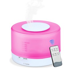 500ml ultrasonic humidifier Household Air Humidifier Colorful Lights Air Purifying Mist Maker white_European regulations