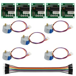 5Pcs 5V Stepper Motor with ULN2003 Speed Driver Controller Board Cable Kit 5-piece set