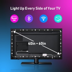5v Led String Light Built In High Sensitivity Microphone Smart Bluetooth Tv Backlights Lamp Tape RSH-WL041 TV light