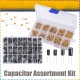 600PCS Ceramic Capacitor Assortment Kit with 500PCS Electrolytic Capacitor Kit Boxed