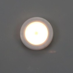 6LEDs 1W White Motion Sensor Closet Lights for Hallway Bathroom Bedroom Kitchen Warm white light_2PCS