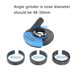 7 inch Grinding Dustproof Shroud Cover Tools Surface Dust Collector Adjustable Universal for Hand Angle Grinder 180mm