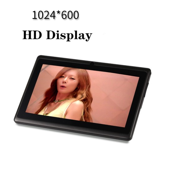7 inch Tablet PC 1024x600 HD Black_512MB+8GB
