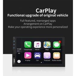 7" HD Car Stereo Radio USB Link for Apple CarPlay Multimedia Player Without camera