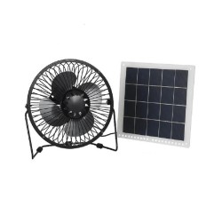 7w Solar Powered Exhaust Fan Air Extractor 6-inch Solar Panel Ventilator Fan Black